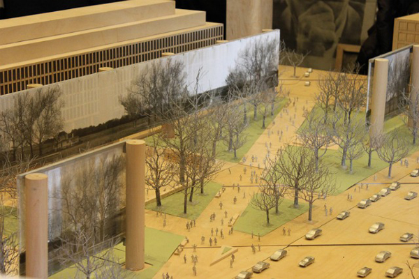 Final Design Concept Model for the National Eisenhower Memorial