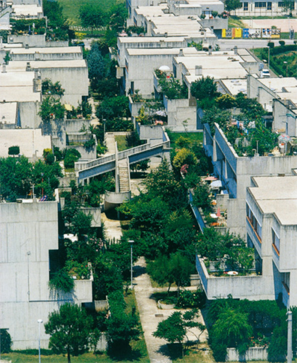 Gian Carlo de Carlo. Villaggio Matteotti auzoa, Terni 